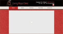 Desktop Screenshot of livinghopeclinic.org